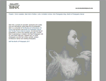 Tablet Screenshot of gallerysink.com